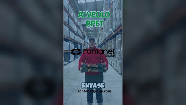 Alveolos de rPET negro para fruta