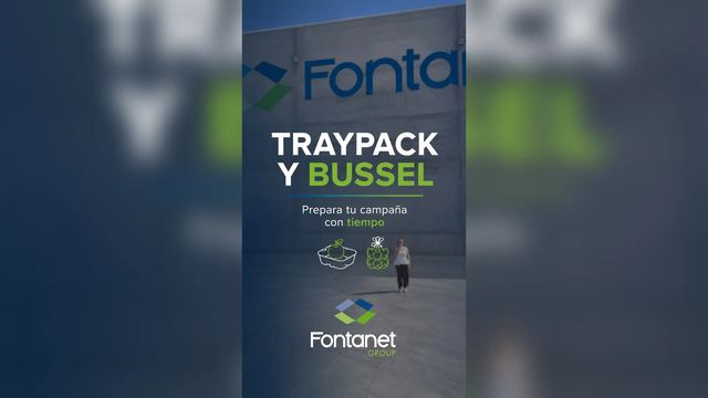 Alveolo Traypack y caja bussel para manzana