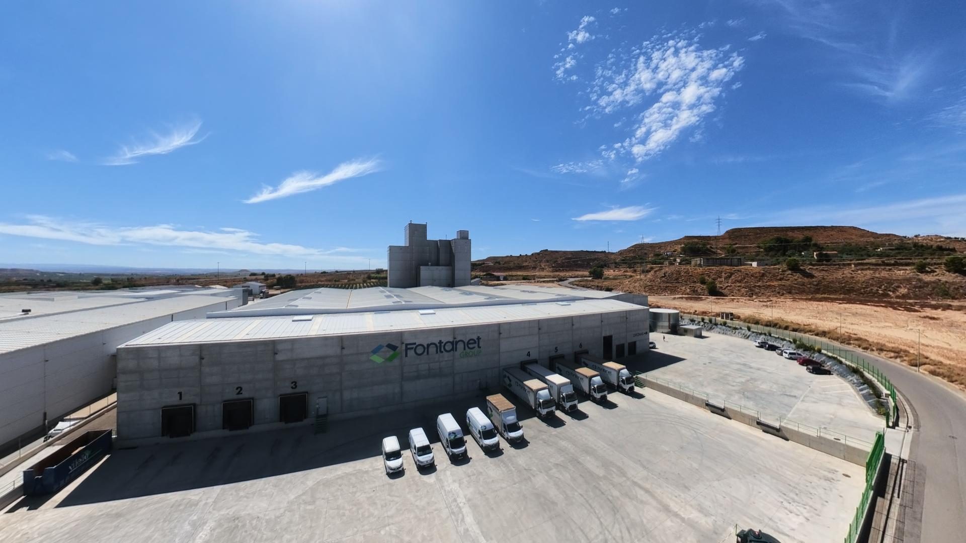 Instalaciones de Fontanet Group en la Plataforma Logística de Fraga (Huesca)